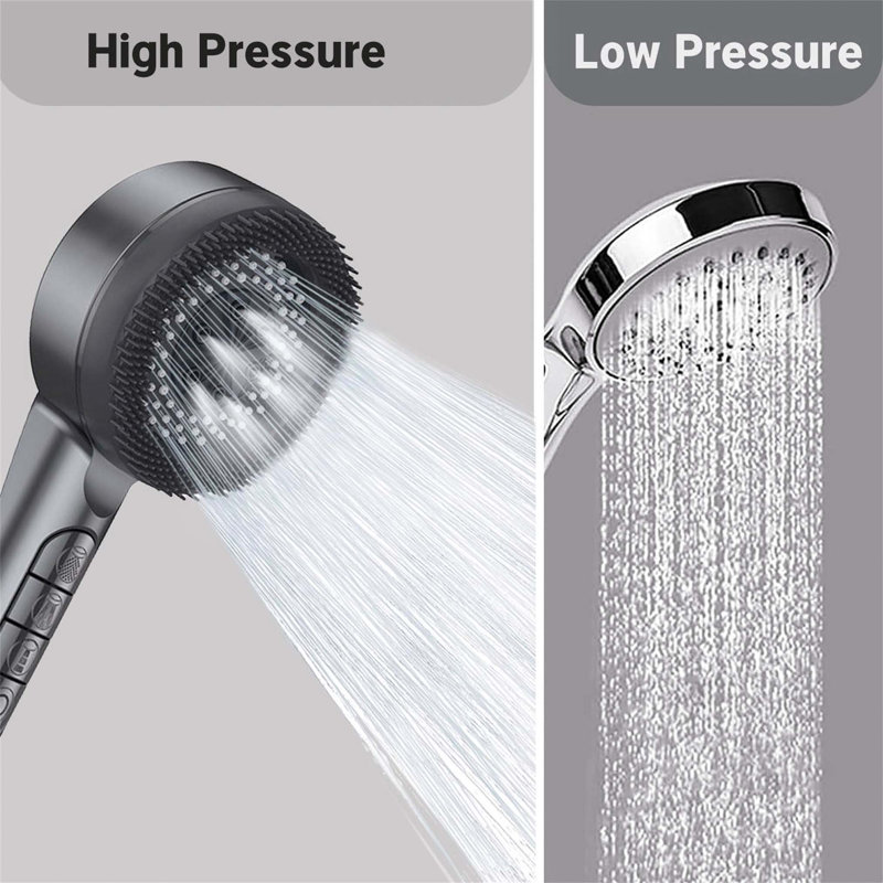 Rain Handheld Shower Head, Grey