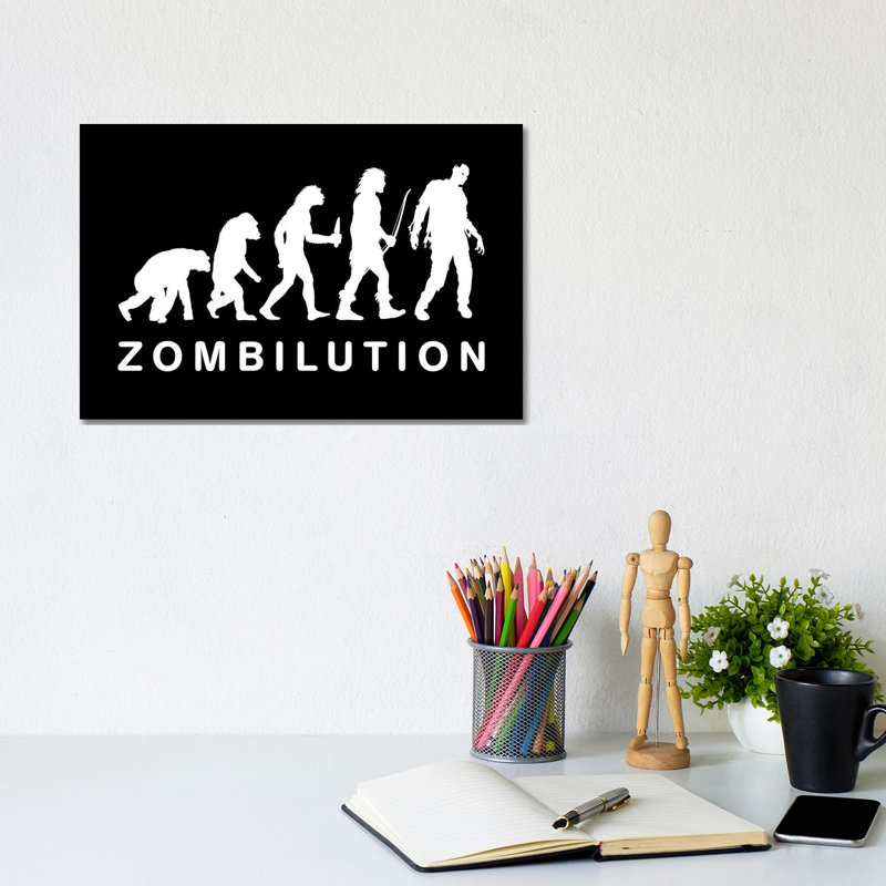 Zombilutions by Alberto Perez - Wrapped Canvas Print, 20.32cm H x 30.48cm W x 1.91cm D
