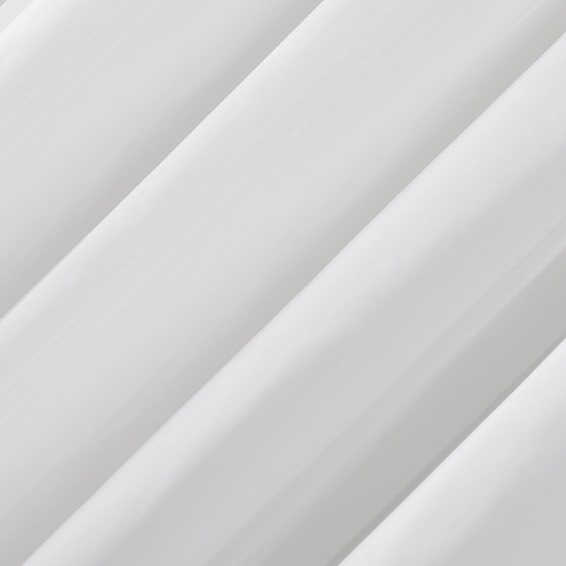 Sheer Rod Pocket Curtain Panel - Basics by Wayfair™, White, 59" W x 120" L