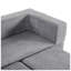 Canapé-lit modulaire en chenille sans accoudoirs l 79,14 po x P 29,72 po x H FY Home