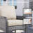 2 - Person Outdoor Seating Group With Cushions And End Table-490035283
