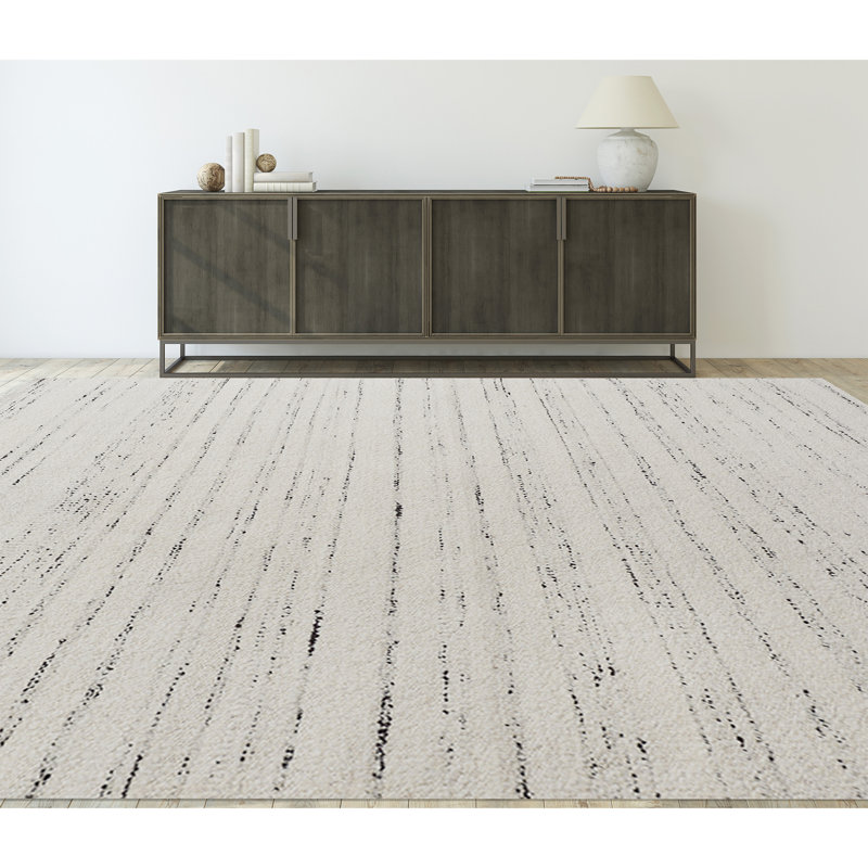 Wool Area Rug, Rectangle 6' x 9'