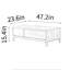 Table basse simple en noyer noir-110824621