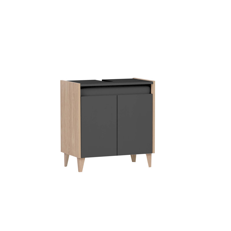 Calvin-Leigh Freestanding Bathroom Storage Cabinet, Anthracite