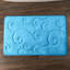 Lavish Home Set of 2 Memory Foam Bath Mats, Blue-197992111