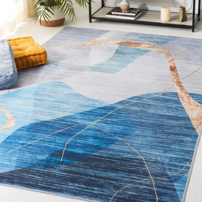 Tacoma Performance Machine Washable Abstract Rug