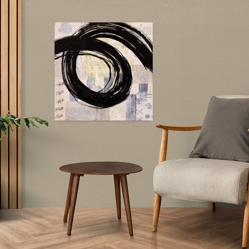 «Brushstroke No. 8», art contemporain abstrait, H 24 po x l 24 po