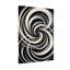Impression de mode en spirale noir et blanc-526632957