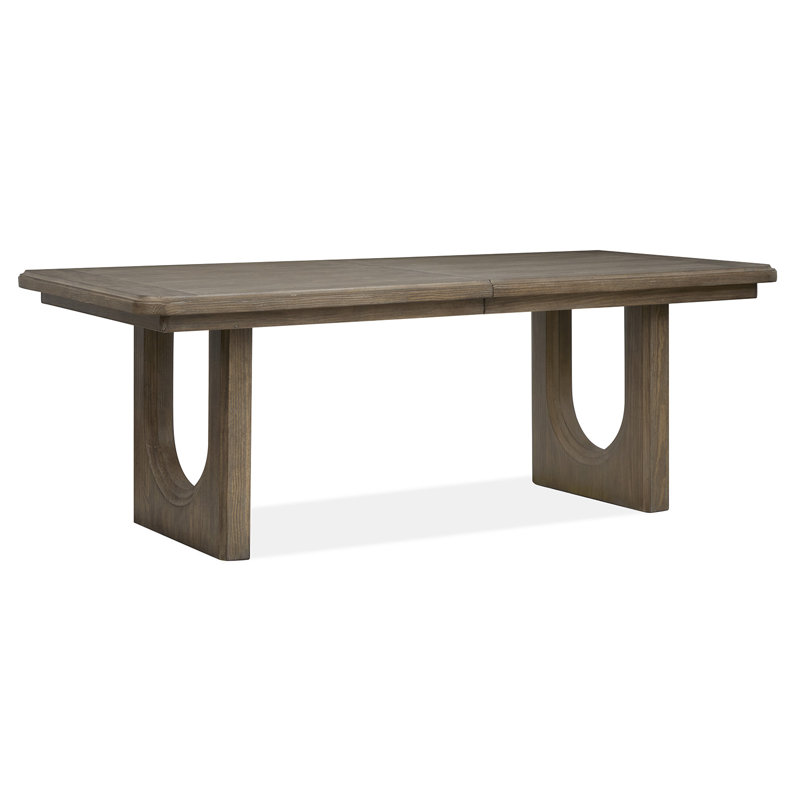 Extendable Trestle Dining Table With 2 Benches 2 Host Chairs And Sideboard, 6 Pieces: Table, 2 Benches, 2 Chairs, Sideboard