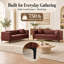 Castiglione Upholstered 83.5 " Fabric Sofa-521721740