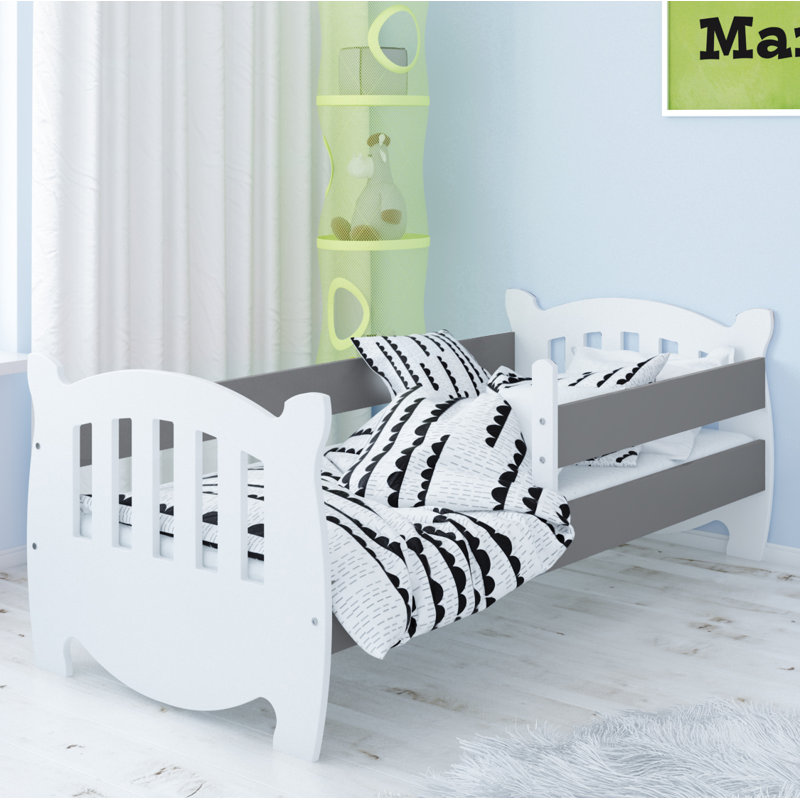Langford Standard, White/Grey, European Toddler (80 x 160 cm)