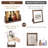4X6 Wood Photo Picture Frame 2 Pack - Rustic Wooden Picture Frame With Walnut Wood Base And High Definition Break Free Acrylic Covers (Horizontal + Vertical)
