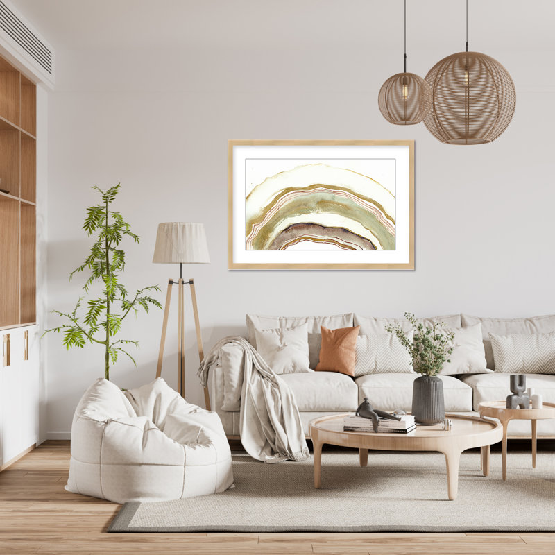 Abstract White Agate, 30" H x 40" W