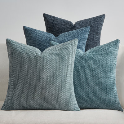 Coussins décoratifs en chenille