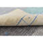 Wool Striped Area Rug in Blue/Cream/Gray-75233041