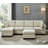 L Shaped Sectional Couches, Modular Sectional Sofa with Ottoman-531077928
