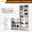 Modular Closet System, Versatile and Customizable Walk-In Design for Efficient Storage and Organization-124865283