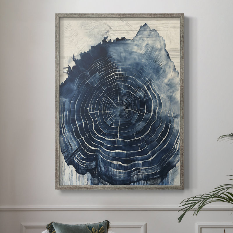 ABSTRACT Series CCIX Framed Print - Solid Wood, 11" H x 9" W