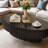 Handcrafted Olive-Shaped Coffee Table with Durable MDF Base-810386226