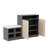 Shoe Storage Cabinet With Bench, 2 Doors And 3-Tier Adjustable Shelves, Entryway Bench-2064565539