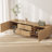 Modern Wood Color TV Stand for Living Room, Bedroom,Television Stand with 2 Cabinets and 2 Drawers