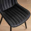 Chaises de salle à manger rembourrées en cuir Heitger-1223817624