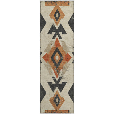 Premium Machine Washable Fairwood AMF1882 Aztec Rug