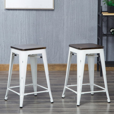 Becerra Counter Stool with Metal Frame