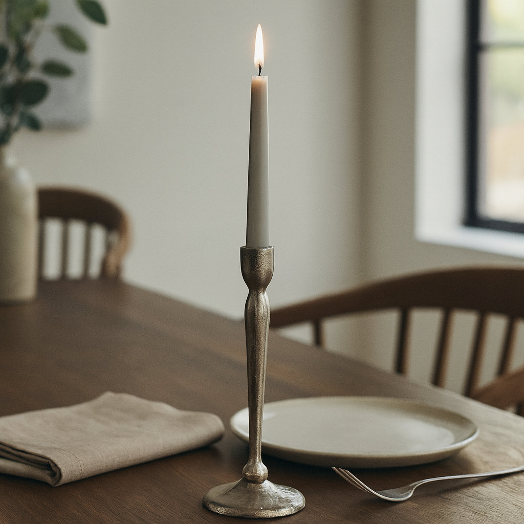 Fuyuka Candlestick Holder, 12" H x 4" W x 4" D