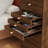 Movable Vanity Table With LED Mirror