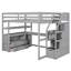 Lit mezzanine avec bureau et tablettes-1376788793