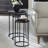 Addie Iron Top Nesting Tables End Table