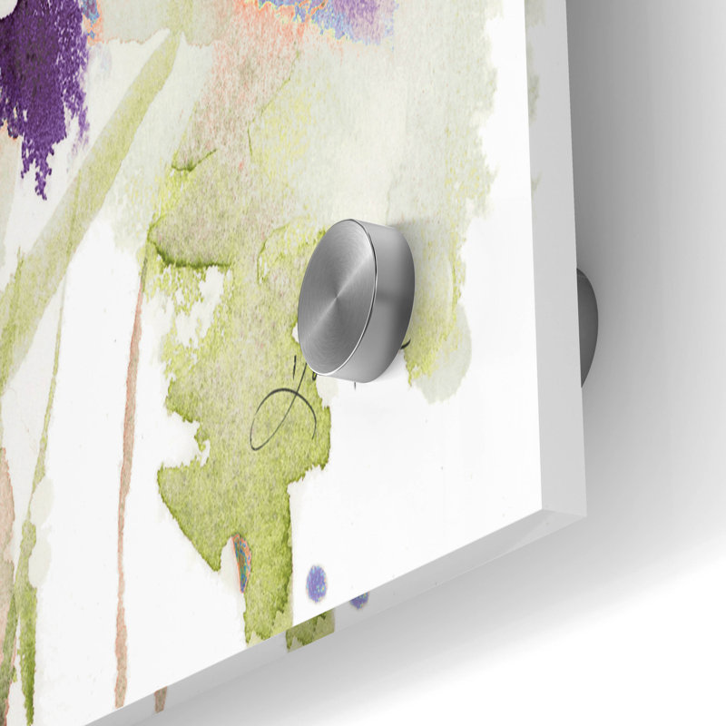 «Autumn Meadow Flowers» par Katrina Pete, art mural en verre acrylique, H 24 po x l 36 po x P 0,2 po