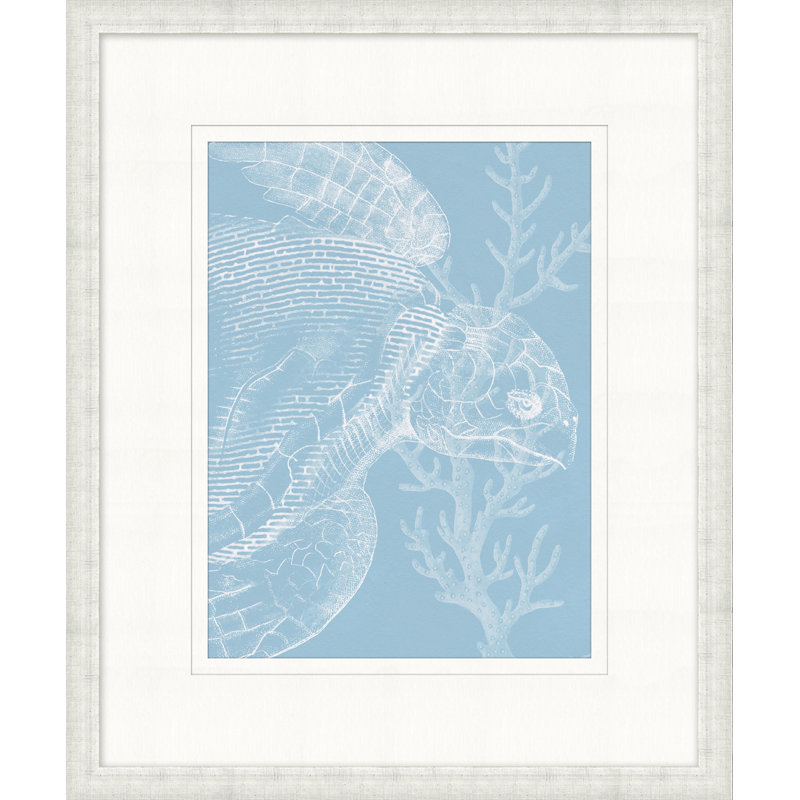 Graphic Ocean Collection 7 Painting by Hamptons