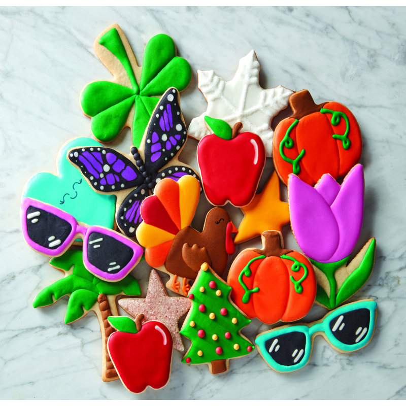 Chicago Metallic 12-Month Cookie Cutter Set