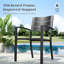 Stacking Patio Dining Armchair-452845917