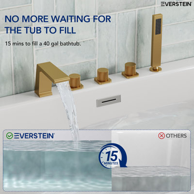 Deck Mount Roman Tub Faucet