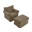 Chaise d'appoint rembourrée avec repose-pieds-947080795