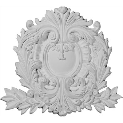 Modena 10.62'' H x 11.38'' W x 1'' D Urethane Onlay Scroll