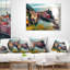 Coussin lombaire seascape vernazza bay