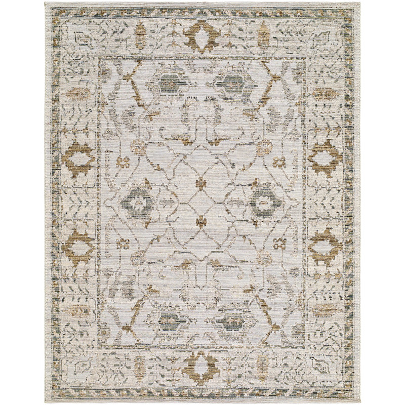 Flournory Machine Woven Area Rug, Rectangle 10' x 12'1"
