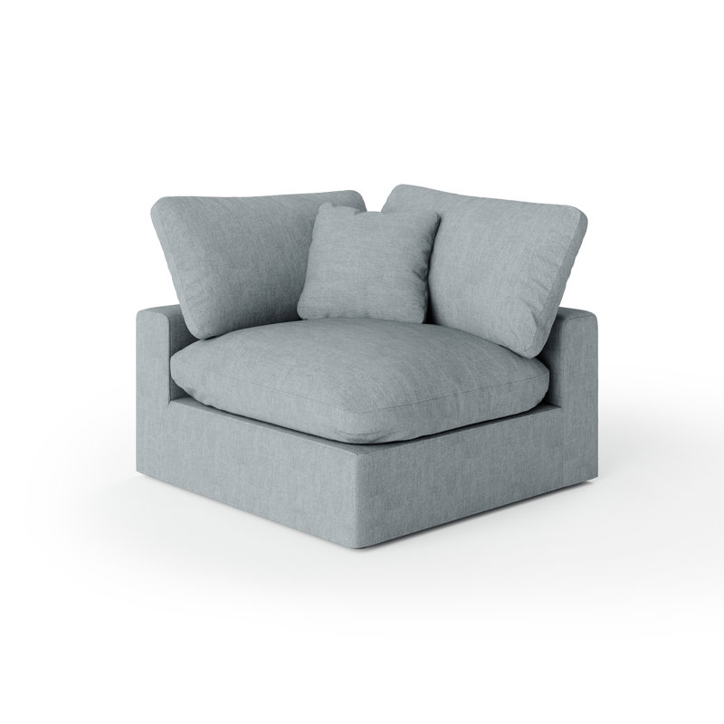 Upholstered Sofa, Blue