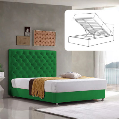 Adriella Upholstered Ottoman Storage Bed
