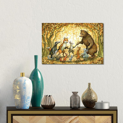 Woodic Reel - Giclée sur toile tendue avec châssis