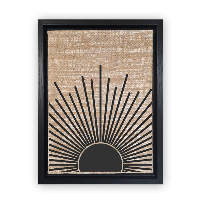 Peinture décorative sur toile, H 26 po x l 18,1 po, Noir, Noir
