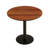 Compact 3-Piece Dining Set For Small Spaces, Round Dining Table With 2 Velvet Dining Chairs (Walnut)-1686560846