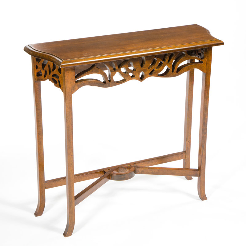 75cm Solid Wood Console Table, Brown