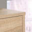Commode 4 tiroirs, finition brune