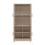 Bibliothèque Jodie 31 "blanchie (6 tablettes)