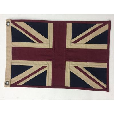 Almath Double Sided 33cm H x 49cm W Cotton House Flag